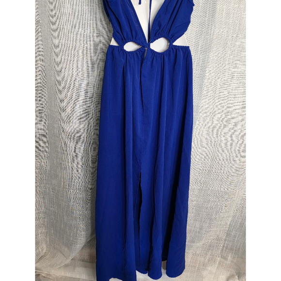 Women's shein Dress, Size M, Blue stretch cut‎ outs and adjustable - Picture 5 of 7